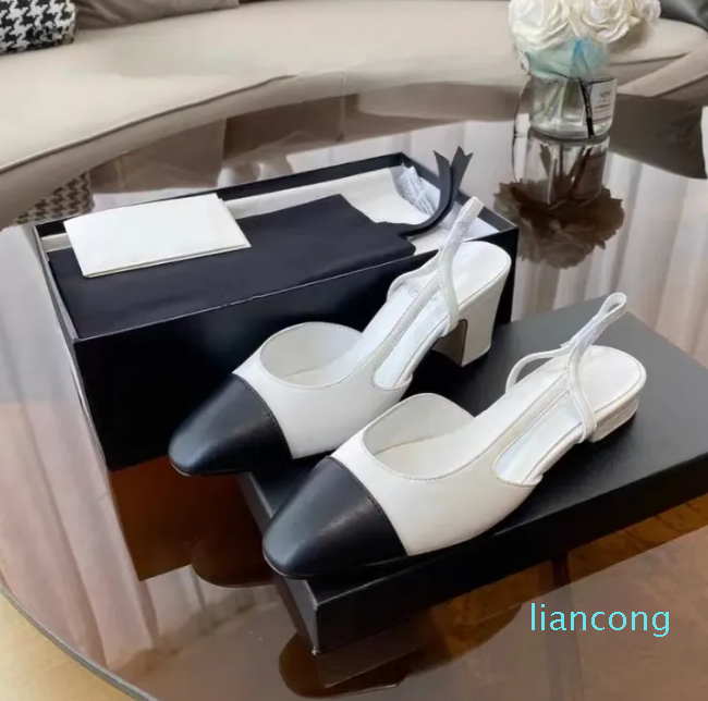 

Sandals Designer formal shoes leather high-quality high heels anti slip design suitable for various occasions in summer, Khaki