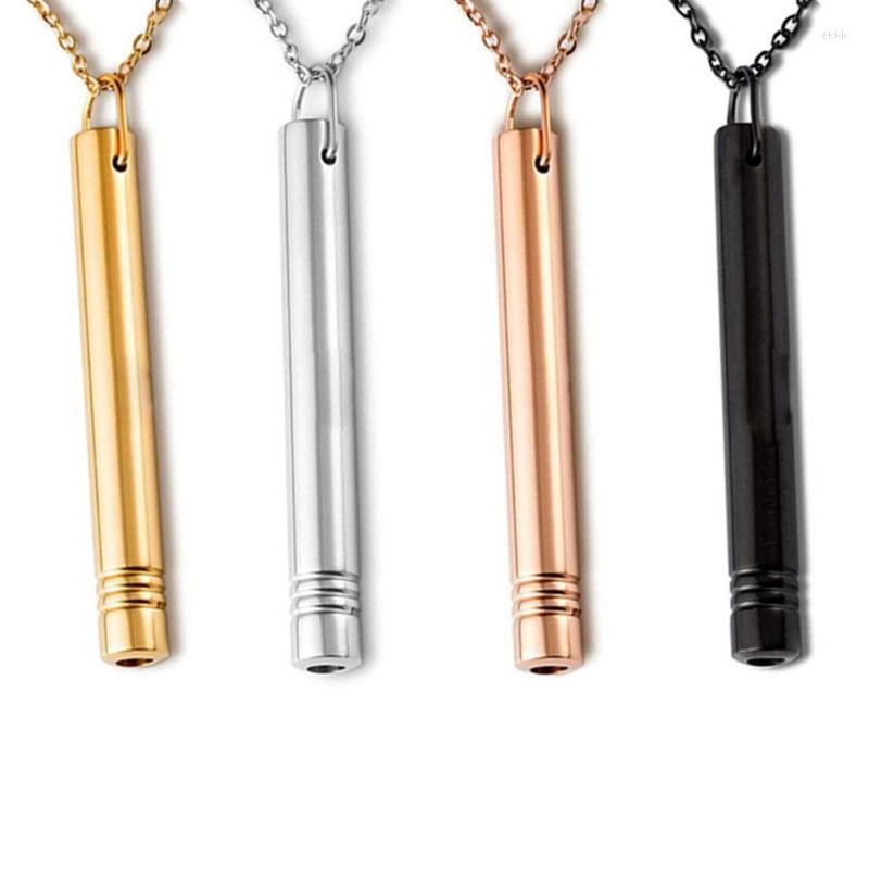 

Pendant Necklaces Anxiety Necklace Stress Relief For Mindful Breathing Breathwork Tool Women Girl Jewelry Gifts