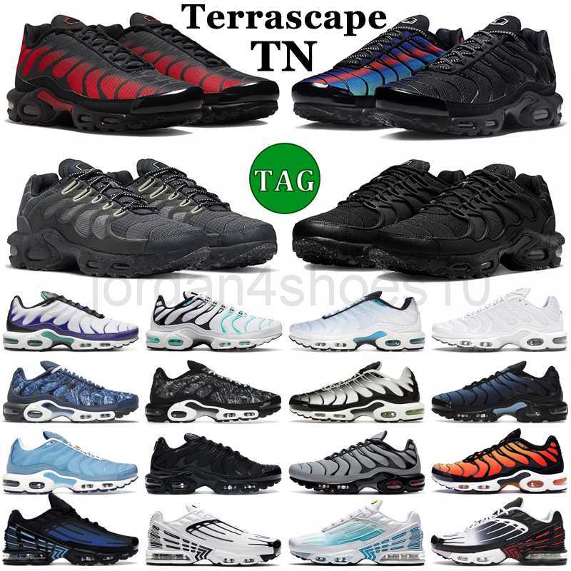 

2023 tn plus 3 Men Women Running Shoes terrascape Triple Black White Anthracite Mint Green Unity Bred Reflective Hyper Jade Blue Mens Trainers Sports Sneakers 2.5, 20