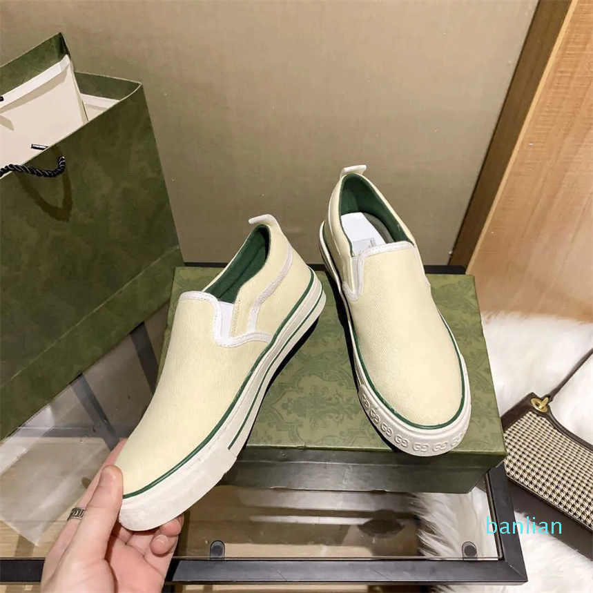 

Womens Shoe Sneakers Women Slip-on Casual Shoes White Pink Classic jacquard denim Vintage Runner Trainers Skate Designer