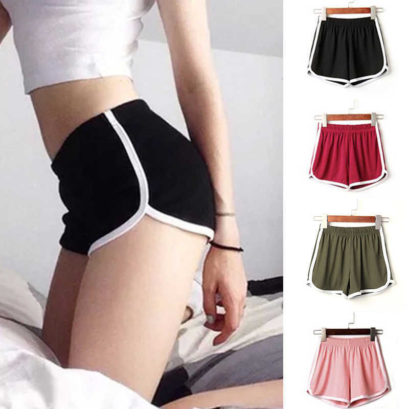 

Women's Shorts Summer Simple Shorts Women Home Beach Pants Leisure Shorts Women Candy Color Stretch Cotton Shorts Feminine Sports Shorts AA230508, 04