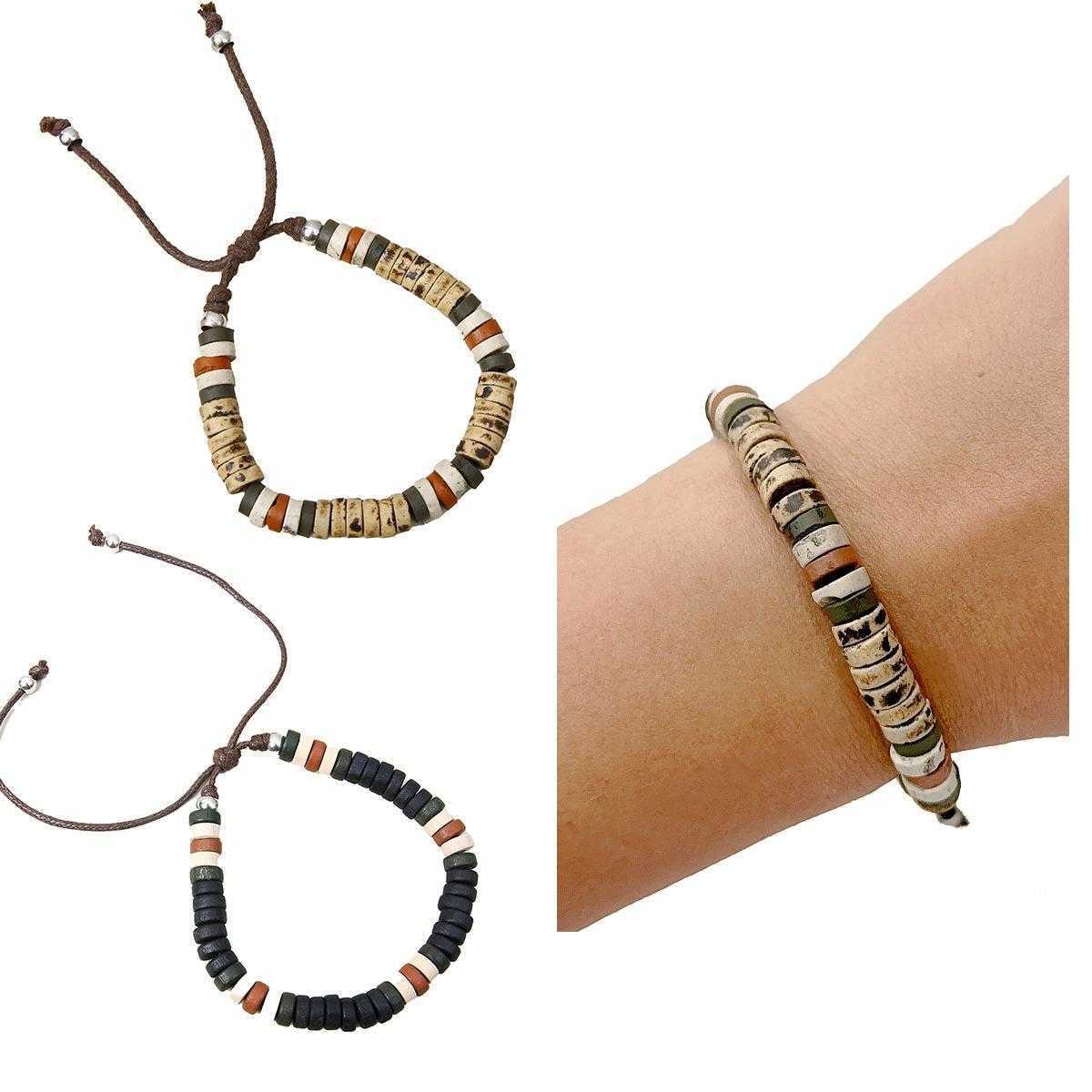 

Arrival Hemu Stone Bracelet Mens Vintage Surfing Wholesale