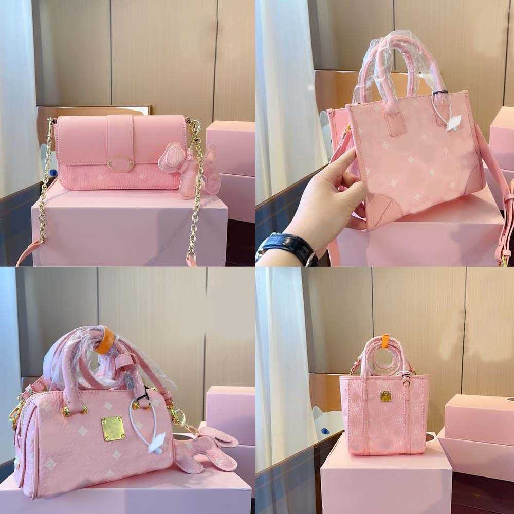 

4 Styles Sakura Pink Pillow Bag Shopping Bag Chain Slanting Underarm Bag Shoulder Slanting Handheld Mini Small Purse Single Messengers Purses 230417, Pink 04