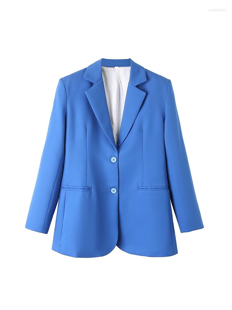 

Women' Suits Blazer Women Spring 2023 Fashion Four Colors Coat Long Sleeve Single Breasted Jacket Female Outerwear Chic Top, Black