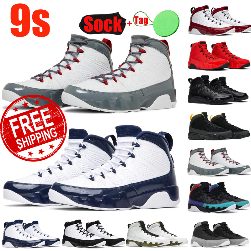 

Jumpman 9 9s Men Basketball Shoes University Blue Gold Black Fire Gym Red Space Jace Change Outdoors women mens Sneakers Sports high-end Comfort Trainers Size 40-47