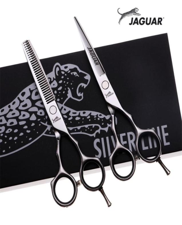 

55quot hair scissors Professional Hairdressing set CuttingThinning Barber shears High quality SilverBlack styles 2201255747036