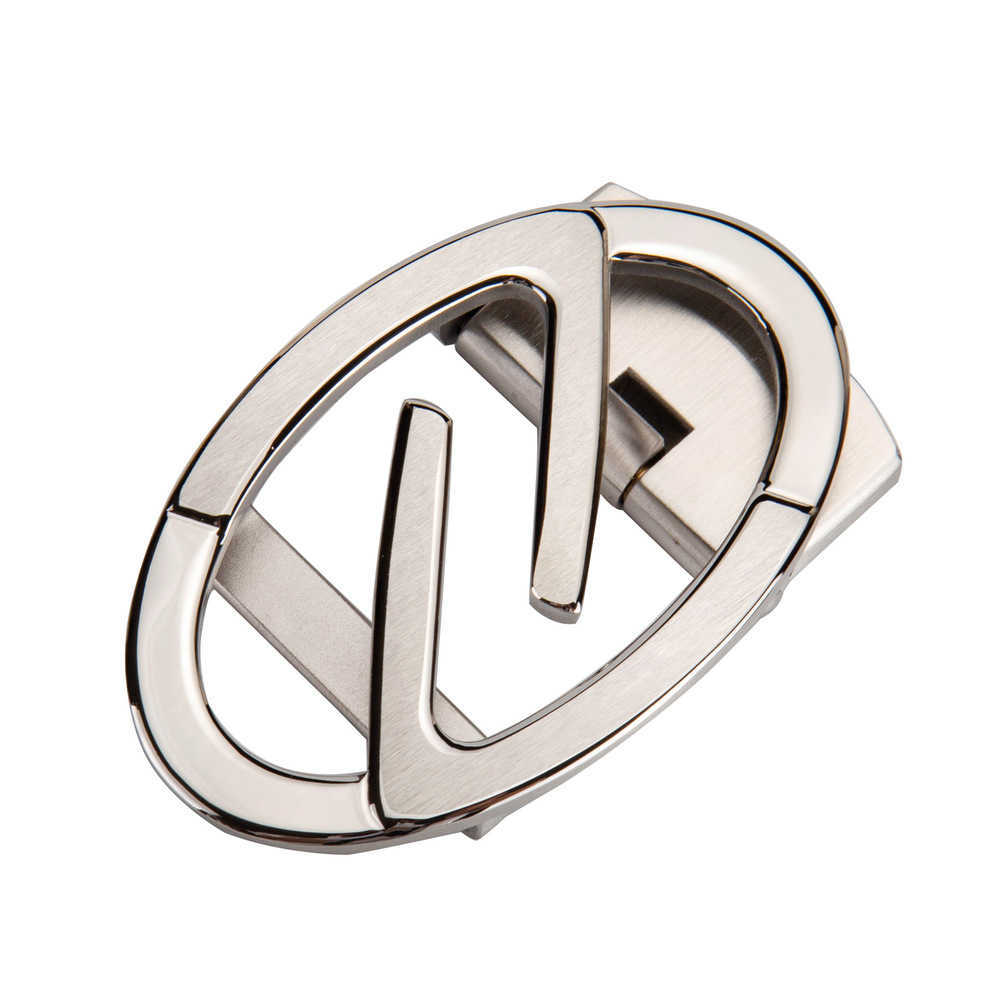 

304 Stainless Steel Brushed Shiny Automatic Buckle for Men's Belt Buckle, Wear-resistant and Allergy Resistant Head 3.55cme1gi
