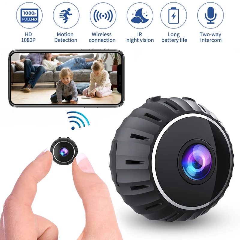 

Mini Camera Smart WiFi HD Voice Recorder 1080P Home Security Camera Baby Monitor Indoor Video Recorder Motion Detection