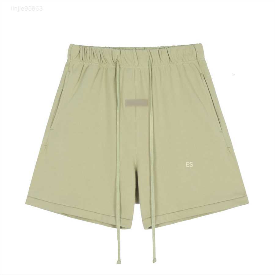 

Mens Shorts Designer Brand Cotton Terry Ess Classic European and American Hip Hop Street Style Black White Eu Size S, 02