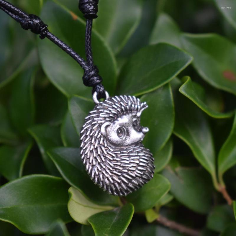 

Chains 1pcs Animal Cute Hedgehog Necklace Gift For Her