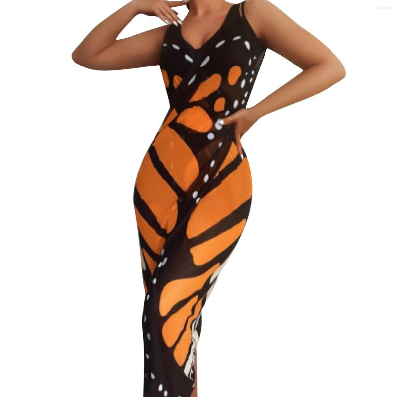 

Women' Swimwear Fashion Drape Sexy Border Sun Seaside Vacation Shawl Dress In Europe And America Cover Ups For Women Pants, Orange