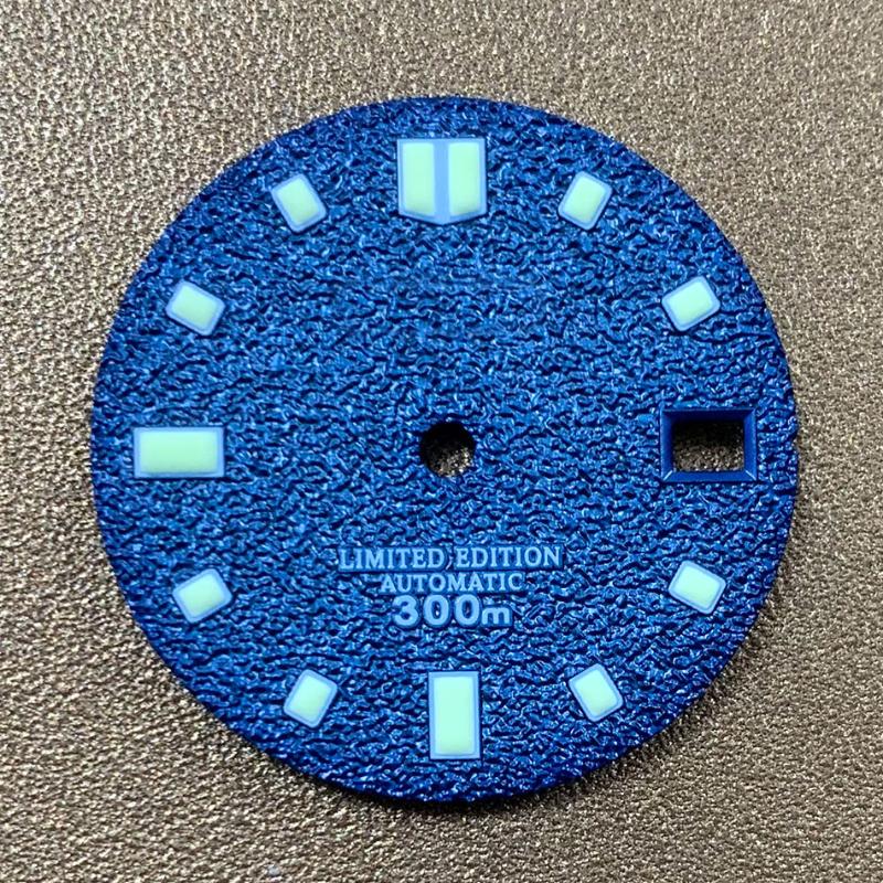

Watch Repair Kits Tools & The Dial Literally 28.5mm Blue Unique Design Green Luminous Assembly Japanese NH35 Automatic Movement