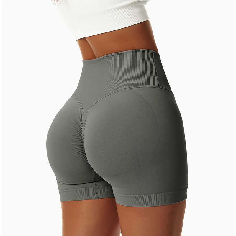 

Women's Shorts V-Waist Women Shorts Sexy Butt Lift Cycling Short Simple Seamless Athletic Tights Outdoor Breathable Fitness Clothing AA230508, 2-black