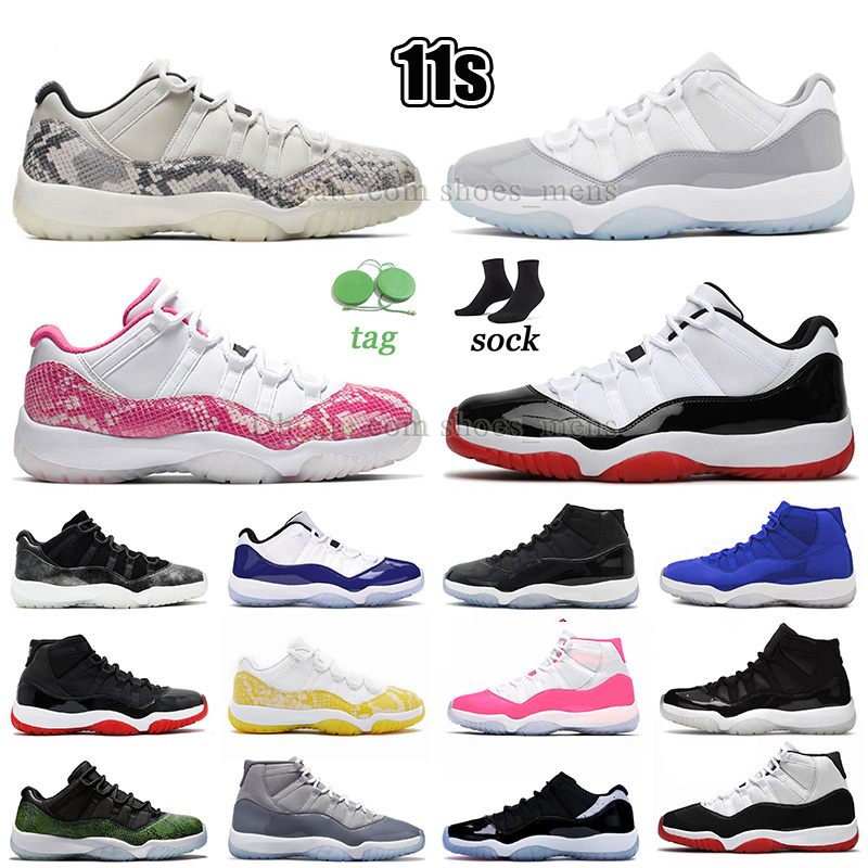 

2022 Fashion Mens Womens Jumpman 11s Basketball Shoes 11 Jumpman11 low Cement Grey High Cool Grey Snakeskin Green Midnight Navy Blue Low Pure Violet Sneaker Trainer, A58 40-47 purple