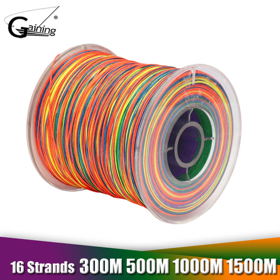 

Braid Line Braided 16 PE Sheet Kepang Multicolor Super Power Japanese Multifila 60LB 310LB 300M 500M 1000M 1500M 230509