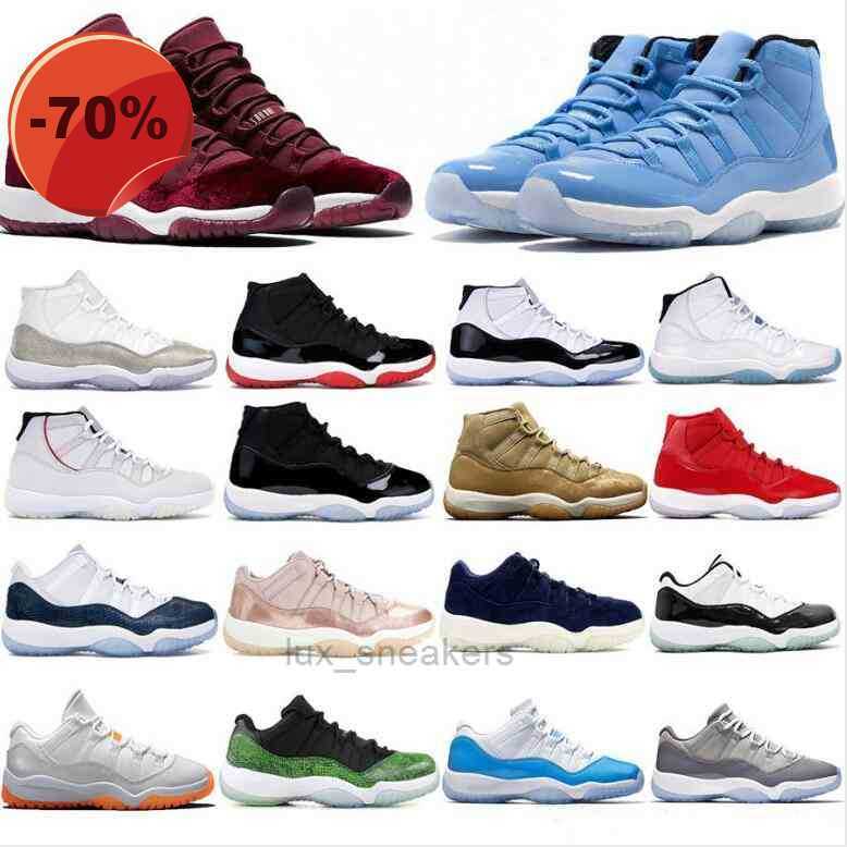 

Sandals With Box New 11 11s Low legend blue white concord 45 bred Men Basketball Shoes metallic gold pantone burgundy XI Women Sports Snea