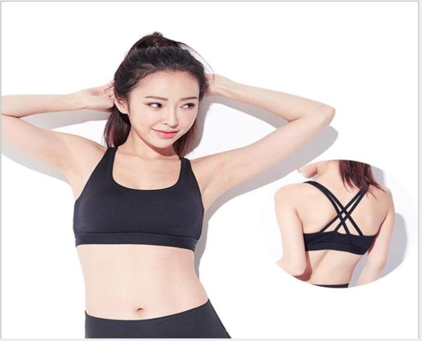 

Sports bra Yoga suit without steel ring fitness cross shockproof sports bra7148803, Red