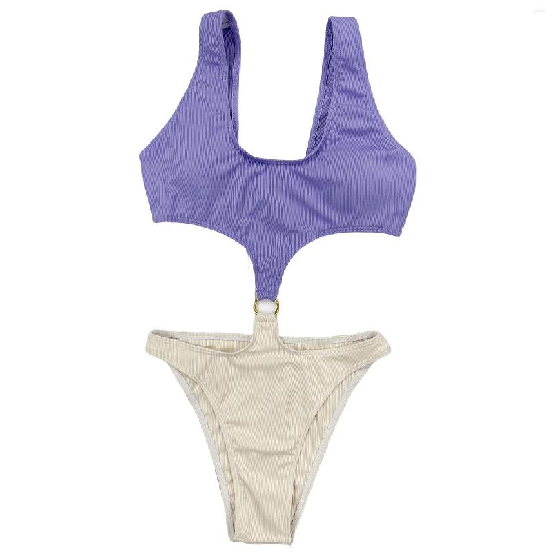 

Women' Swimwear Sexy One-Piece Swimsuit Bikini Women Ring Connection Monokini Women' Low Cut B2Cshop, Picture shown