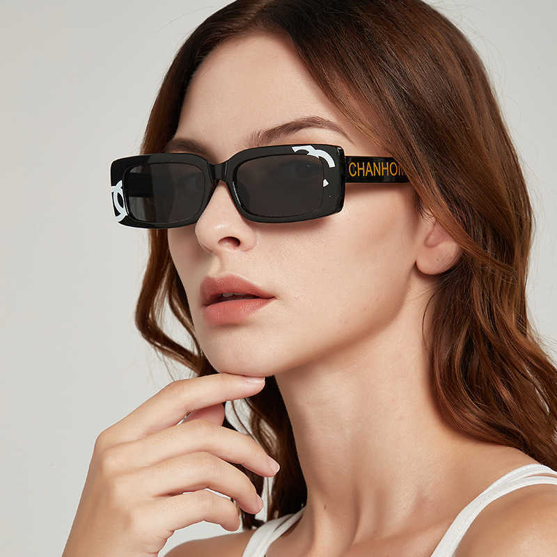 

Small Box Personality Letter Brand Men's Women's Sunglasses New Glasses