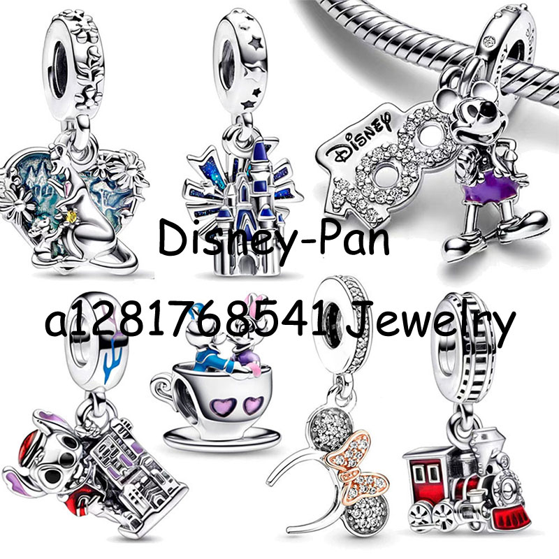 

925 Sterling Silver Pandora's Charming and Cute Anime Character Pendant Beads Suitable for Primitive Ladies Bracelets DIY Fashion Jewelry Gift