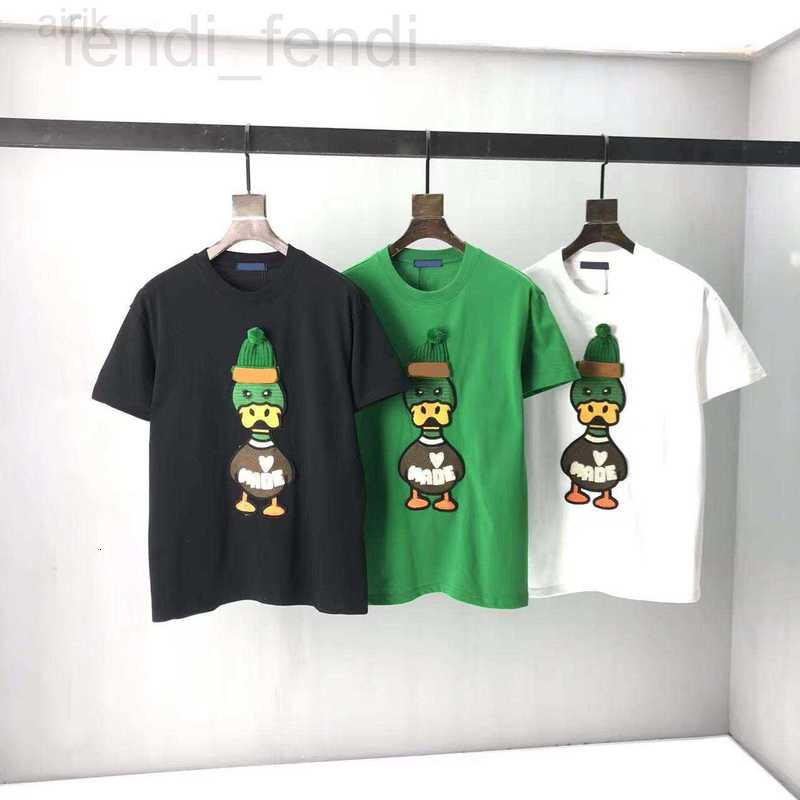 

Men's T-Shirts luxurious2023 ss Spring And Summer New High Grade Cotton Printing Short Sleeve Round Neck Panel T-Shirt Color Black White Size L//2XL J634