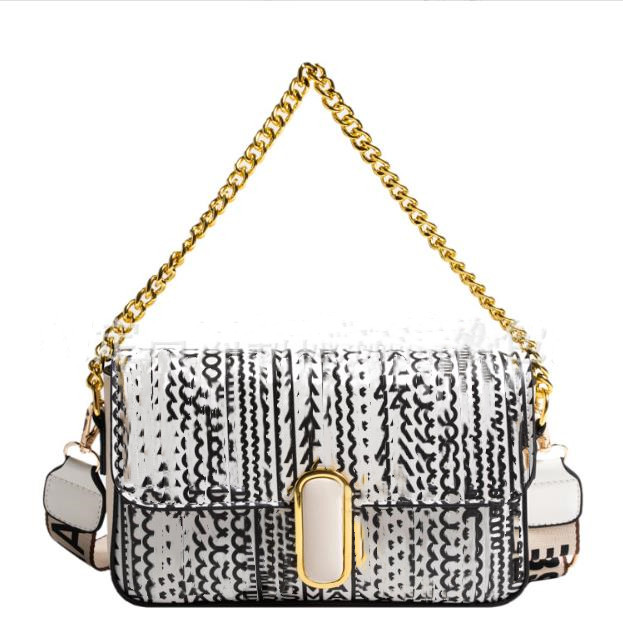 

Trend Chain Small Square Bag Summer New Stylish Good Texture Women's Shoulder Bag Japanese and Korean Partysu Messenger Bag, 21*15*4cm