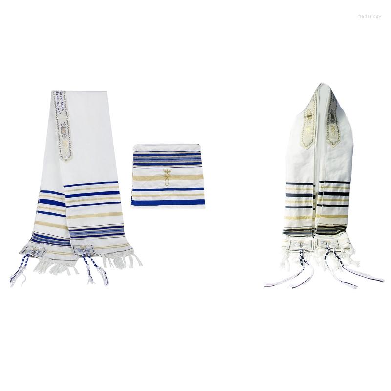 

Berets Classical Stripe Print Pattern Color Matching Women Scarf For Winter Cold-proof, Sapphire