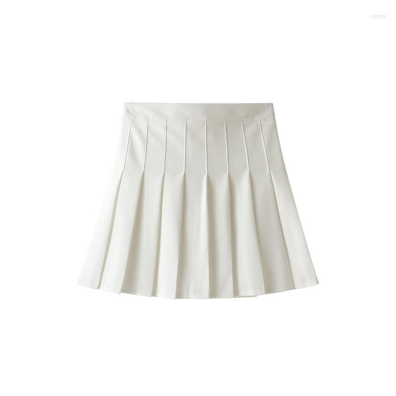 

Skirts Anti-walking Plaid Pleated Skirt Women Summer High Waist A-line Thin Uniform Black Mini, Pink plaid