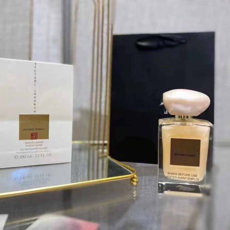 

Pivoine Suzhou Perfume 100ml Men Women Prive Fragrance 3.4fl.oz Eau De Toilette Long Lasting Smell EDT Unisex Parfum Spray