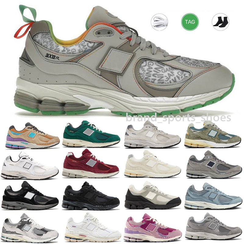 

2002R Casual Shoes Protection Pack Rain On Cloud Phantom Designer Athletic Sneakers Sea Salt Luxury OG 2002 R Salehe Bembury Trainers Runners size 36-45, Color #5
