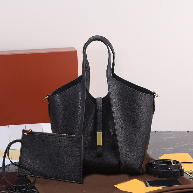 

Tote Handbags Shopping Bags Crossbody Handbag Computer Bag Cowhide Leather Two piece set Fashion Letter Large Capacity Multiple Colors Shoulder Purse, Blue