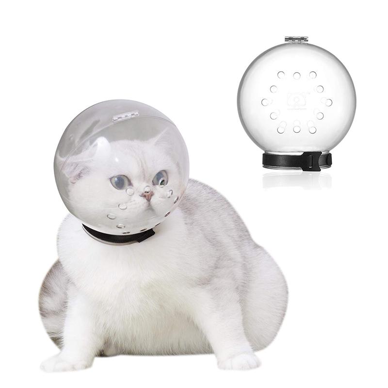 

Grooming Cat Grooming Accessories AntiBite Muzzle Breathable Mask AntiLicking Space Hood Mask Cover Muzzle Cat Bath Grooming Supplies
