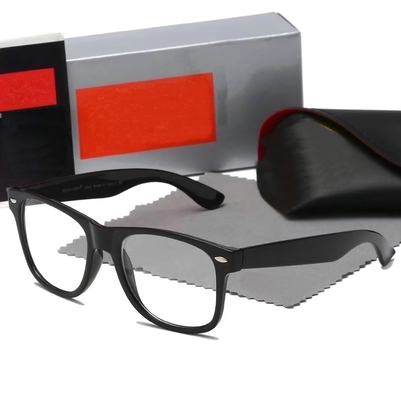 

Classic brand new wayfarer luxury square sunglasses men women acetate frame with ray glass lenses sun glasses for male UV400 11 color in store