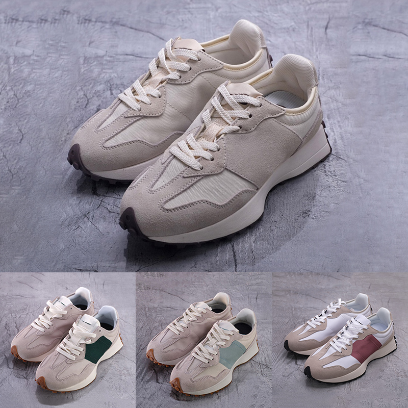 

Running Shoes Fabric Suede n 327 Sports Shoes Trainers Men Women Grey White Black Silver Pride Navy Blue Paisley Jogging 327s Runners Sneakers Flat Outdoor Shoes, 12