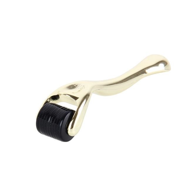 

Black Gold 540 Microneedling Roller for body face beard Hair Titanium Needle Derma Roller Skin