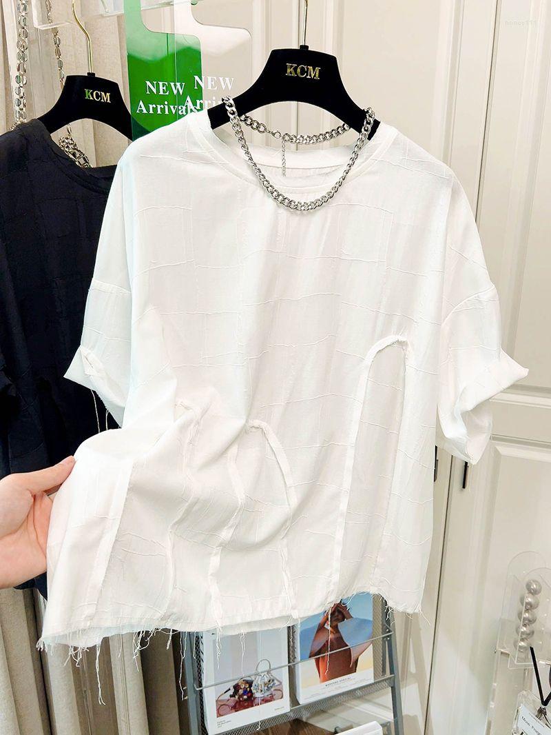 

Women's T Shirts SuperAen Design Three-dimensional Short-sleeved T-shirt Women Summer Chic Tshirts For, Black