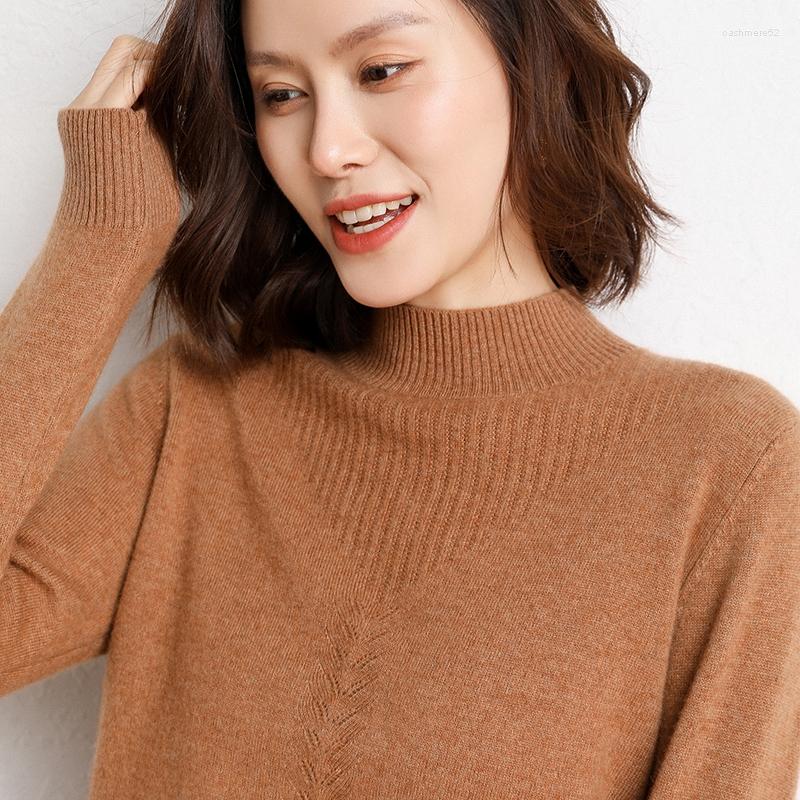 

Women's Sweaters Cashmere Knitting Clothing For Woman Winter O-neck Slim Long Sleeve Knit Dresses Lady Hollow Out Pullovers, Pink