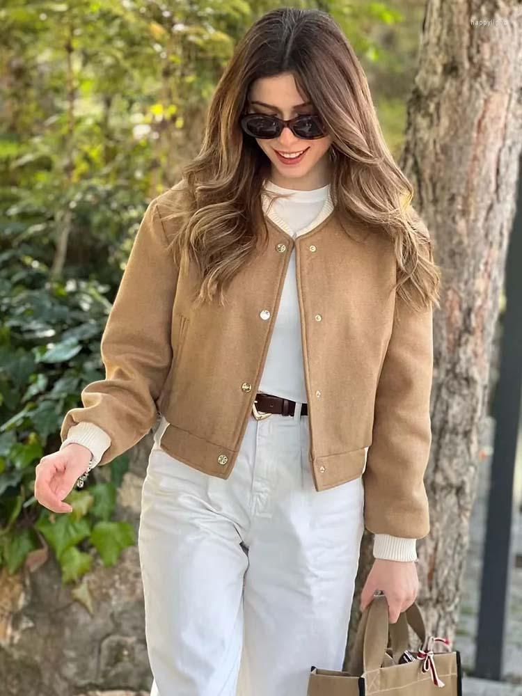 

Women' Jackets Women' Bomber Jacket 2023 Fashion Street Spring Coat Vintage Long Sleeve Casual In Outerwears Chic Tops, 3-gray