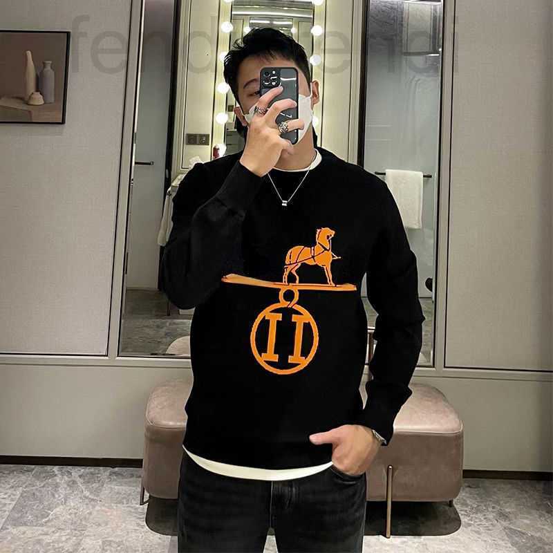 

Men's Sweaters luxuriousLuxury mens wool sweater H designer sweaters men women pullover knitting shirt embroidery hoodie casual sweatshirt 999 N5UP, Blue