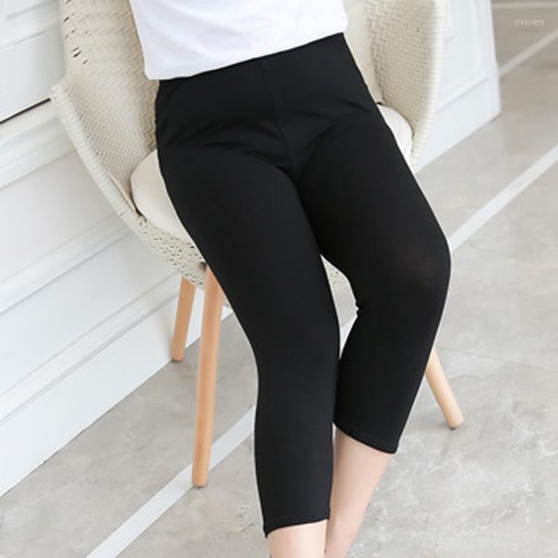 

Women's Pants Summer Fashion Solid Color High Waist Calf Length Slim Pencil Female Casual Plus Size -XXXL, Black