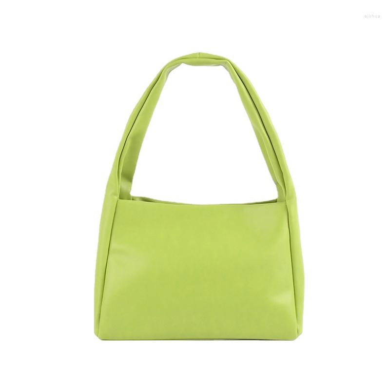 

Evening Bags Soft PU Leather Shoulder Bag 2023 Women Summer Designer Handbags With Chain Lady Fashion Buckle Solid Color Crossbody, Black