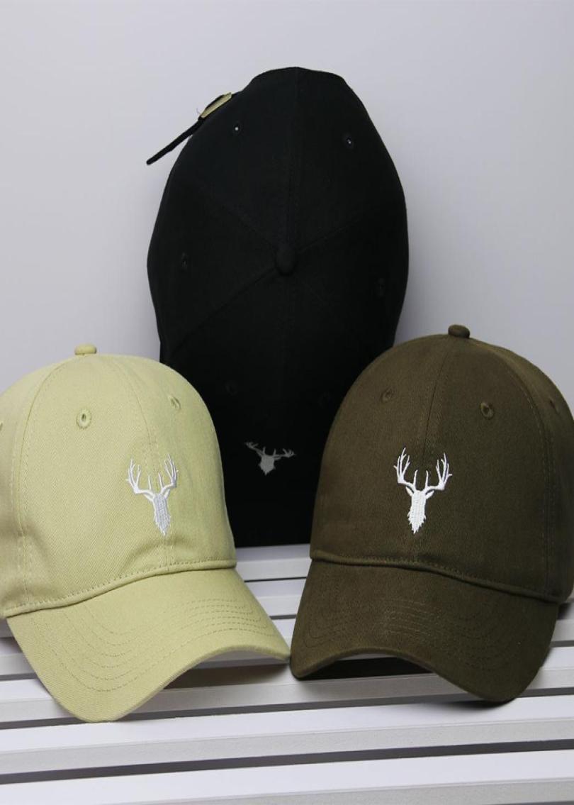 

New Deer head Snapback Caps Exclusive customized design Brands Cap men women Adjustable golf baseball hat casquette hats3489535, Khaki