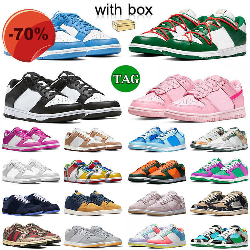 

Sandals low Panda dunks designer casual shoes plate-forme sneakers Triple Pink Lobster Dunks Freddy Krueger Sandy Bodecker mens women trainers with box D88, 23 36-40