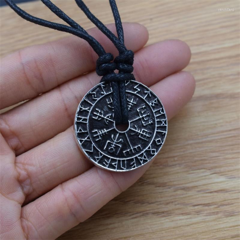 

Chains Viking Icelandic Vegvisir Rune Compass Necklace Amulet Jewellery