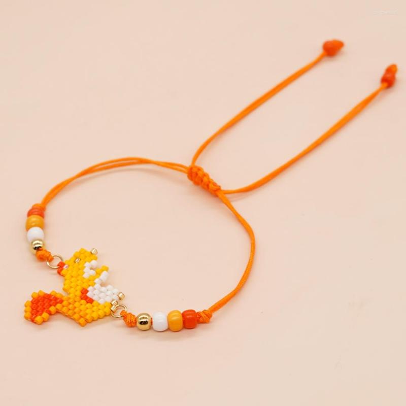 

Link Bracelets Go2boho Sell Bohemia Animal Shaped Bead Bracelet Cute Heart 6/o Seed Squirrel