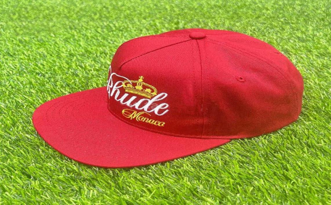 

Men Women 1 Streetwear Rhude Baseball Cap Embroidery Hat019574840, Blue
