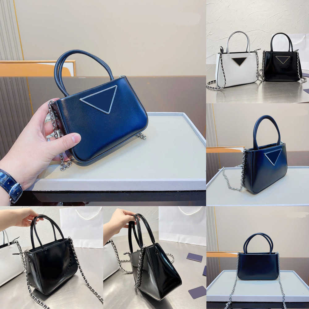 

mini Cross Body Tote Bag Designer Leather Silver Chain Wallet Quality Crossbody Women Classic Famous Brand Light Luxury Purses 220819/, Black--18cm