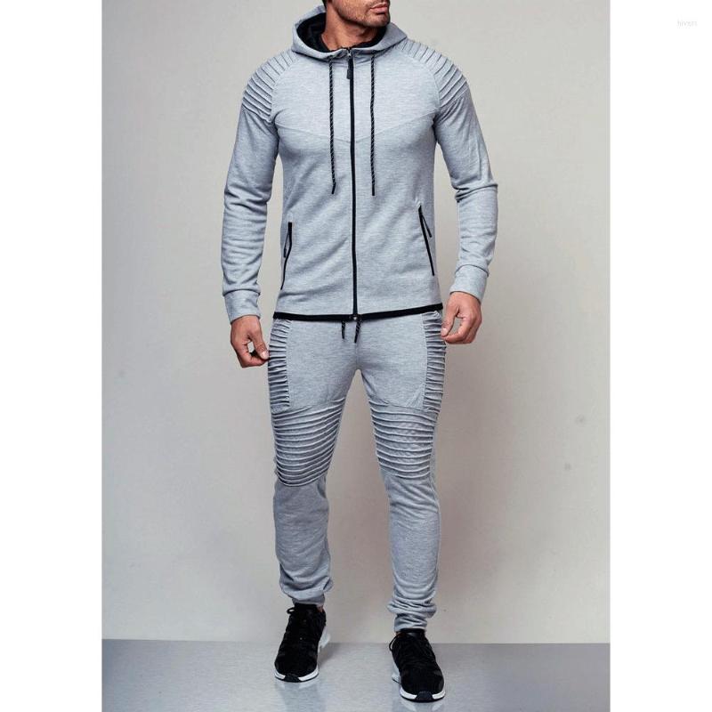 

Men's Tracksuits Mens Two-piece Set Spring 2023 Casual Men's Drawstring Elastic Waist Solid Color Loose Sports Hoodie Pants Hip-hop Suit, Army green