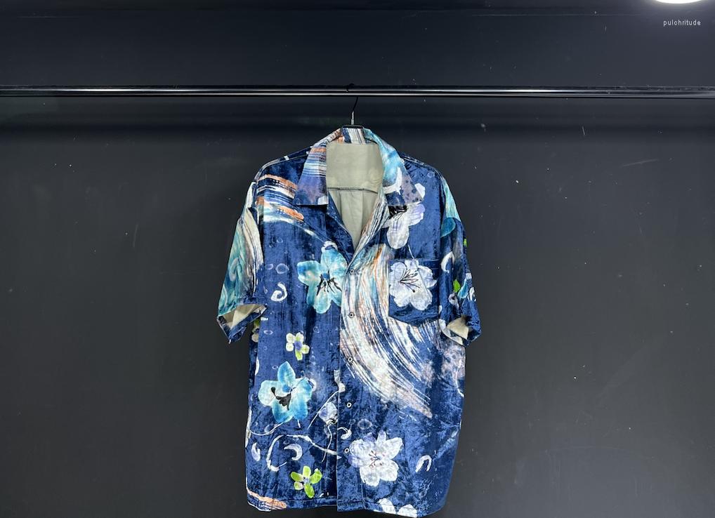 

Men's Casual Shirts Q04939 Fashion Men's 2023 Runway Luxury European Design Party Style Clothing, Picture shown