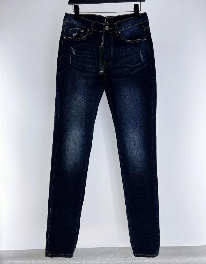 

2023 Men's Jeans designers Jean Hombre trousers Men Embroidery Patchwork Ripped For Trend Brand Motorcycle Pant Mens Skinny G3ZC, 2.blue